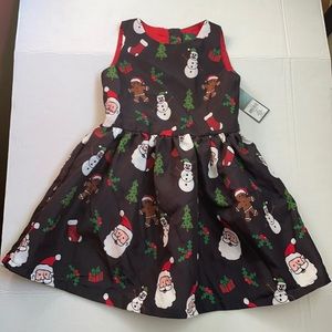 Girls sleeveless Christmas dress size 6